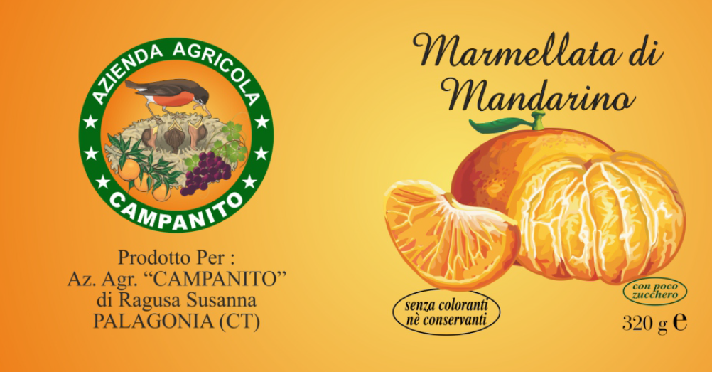 Marmelatta di Mandarino con zucchero di canna